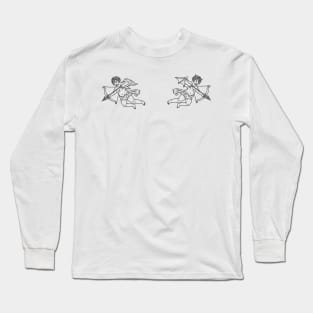 Cherubs Black and White Long Sleeve T-Shirt